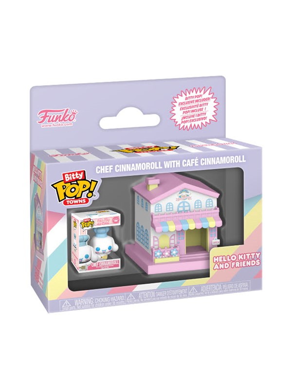 Funko - Funko Bitty POP Town Sanrio Cafe Cinnamoroll wC - Figur
