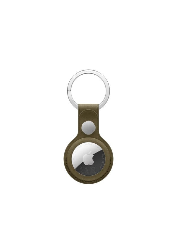 Apple AirTag FineWoven Key Ring  Dark Olive