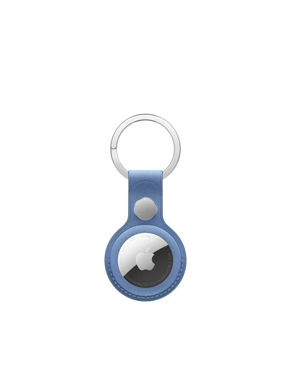 Apple AirTag FineWoven Key Ring  Wildflower Blue