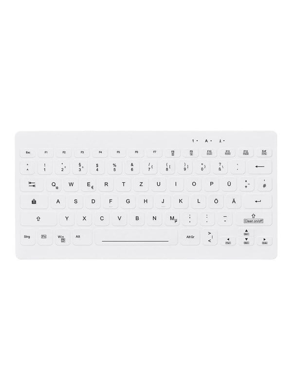 Contour Active Key QuickClean - keyboard - medical hygienic design mini - with mouse - QWERTZ - German Input Device - Tastatur - Deutsch