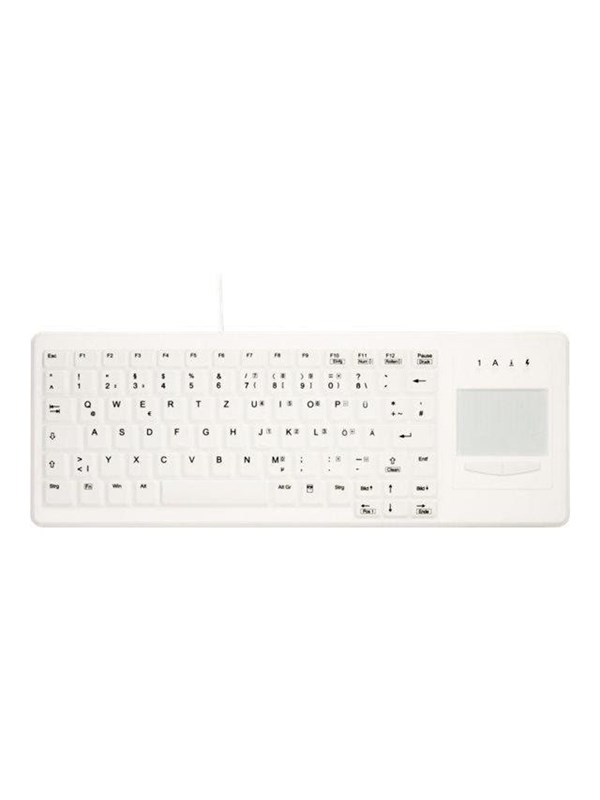 Cherry Contour Active Key AK-C4400 - keyboard - US - white Input Device - Tastatur - Englisch US - Weiss