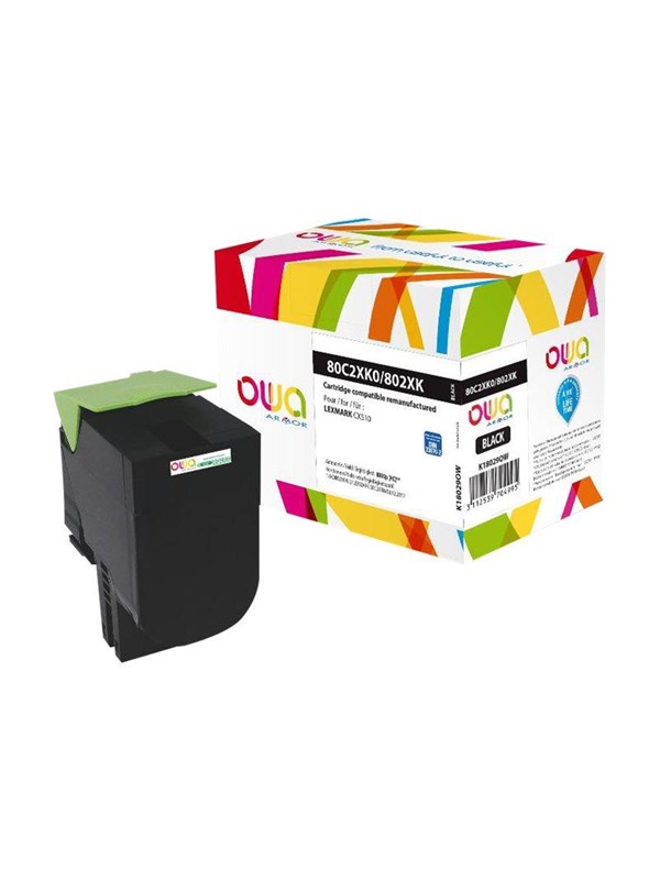Armor OWA - black - compatible - toner cartridge alternative for Lexmark 80C0X10
