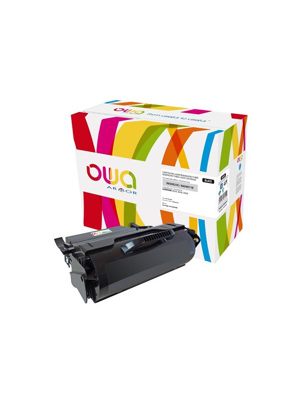 Armor OWA - black - compatible - remanufactured - toner cartridge alternative for Lexmark X654X11E
