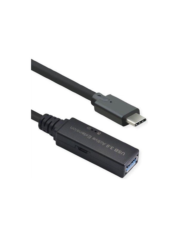 Roline - USB-C extension cable - 24 pin USB-C to USB Type A - 15 m