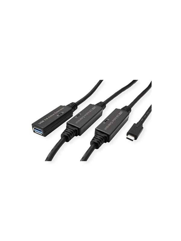 Roline - USB-C extension cable - USB-C to USB Type A - 20 m