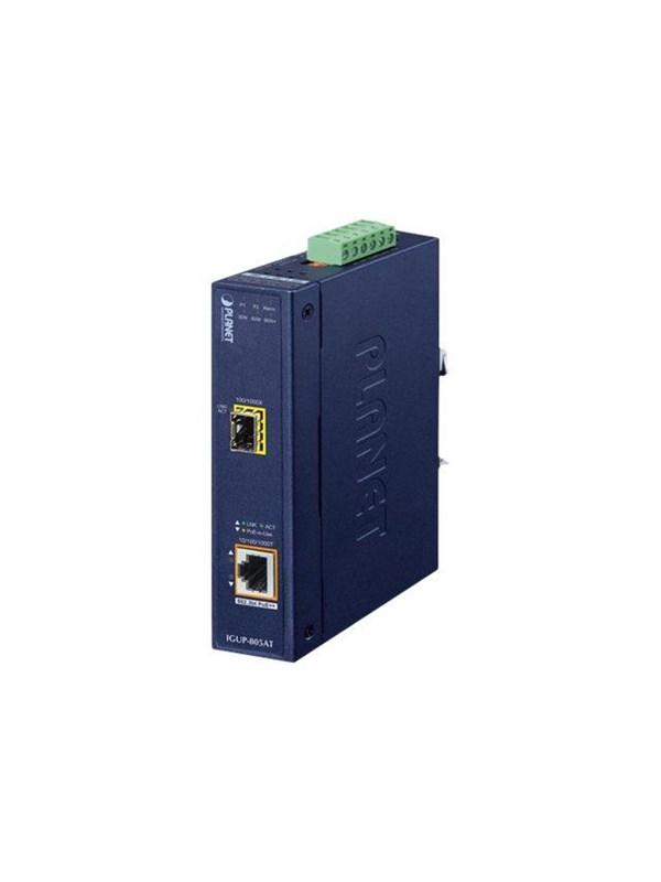 PLANET IGUP-805AT - fibre media converter - 10Mb LAN 100Mb LAN 1GbE