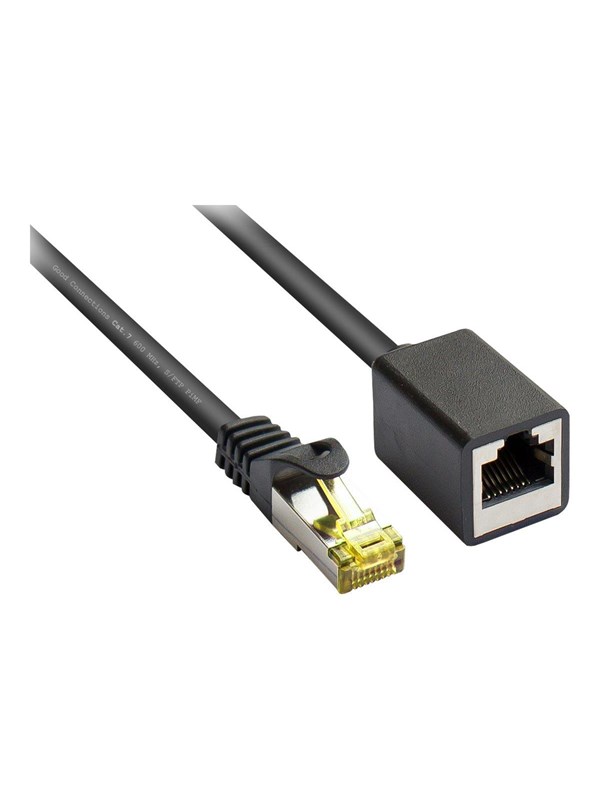 Alcasa electronik Good Connections RNS patch extension cable - 5 m - black - Schwarz