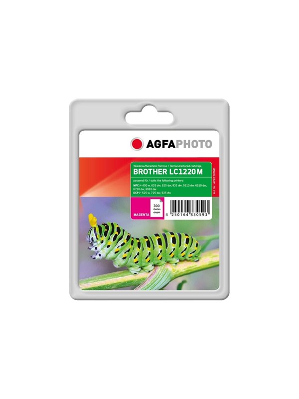 Agfa Photo - magenta - compatible - remanufactured - ink cartridge alternative for Brother LC1220M