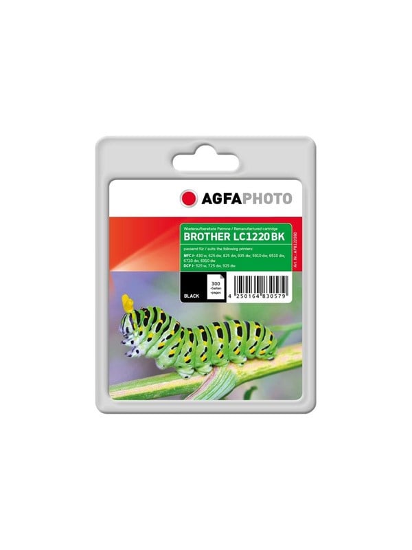 Agfa Photo - black - compatible - ink cartridge alternative for Brother LC1220BK