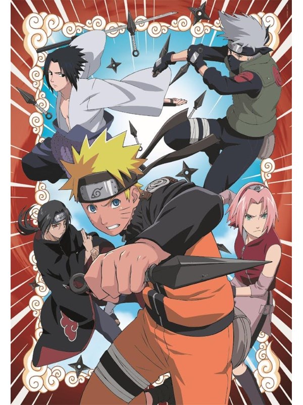 Puzzle mit 1000 Teilen Clementoni Naruto Shippuden