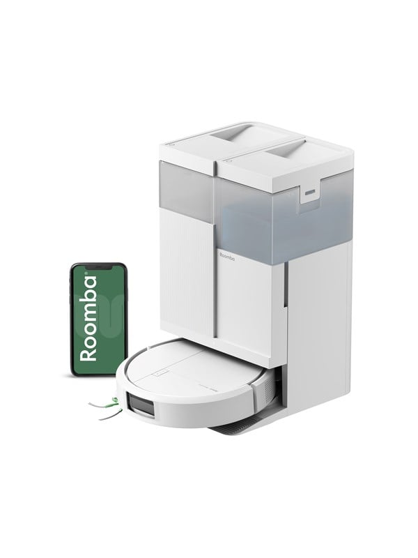 Roomba Plus 515 Saugroboter, AutoWash Basis, 75 °C Wischpadwäsche | iRobot 22KPa, automatische Entleerung 90 Tage, Multifunktionsstation, Waschen & Heißtrocknung, LiDAR - Bild 2