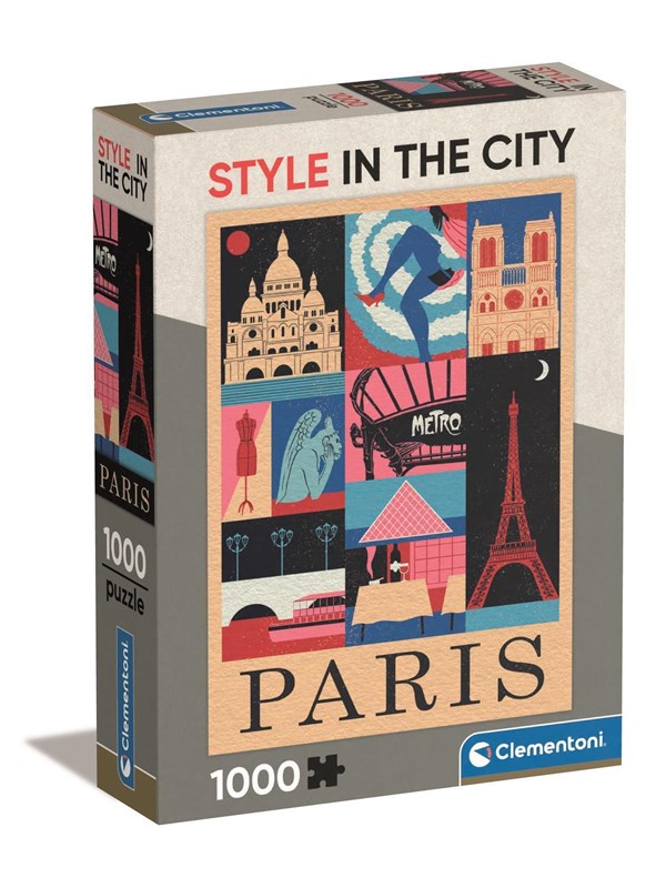 Clementoni Puzzle HQC Style in the City - Paris 1000 pieces 2D Puzzles