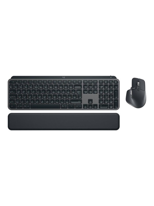 Logitech MX Keys S Combo Graphite UK - Tastatur  Maus Set - Englisch UK - Schwarz