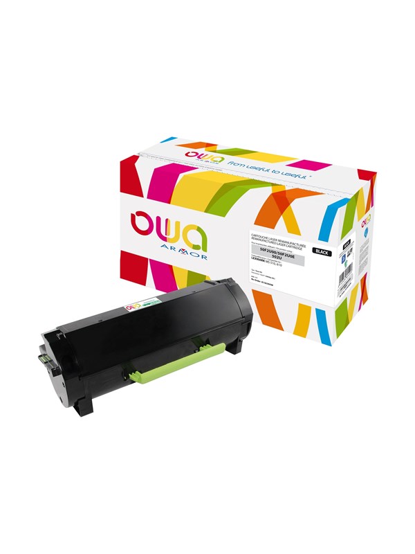 Armor - high capacity - black - compatible - toner cartridge alternative for Lexmark 502U