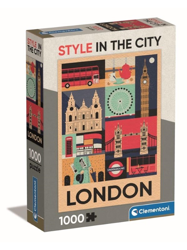 Clementoni Puzzle HQC Style in the City - London 1000 pieces 2D Puzzles