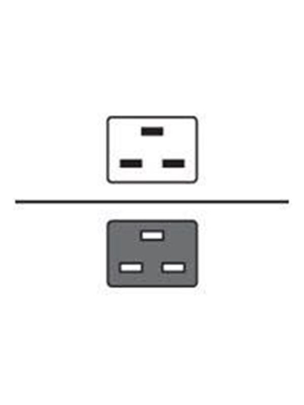 Bachmann - power extension cable - IEC 60320 C20 to IEC 60320 C19 - 50 cm