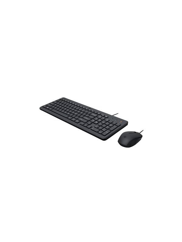 HP 150 - Tastatur & Maus Set - Französisch - Schwarz