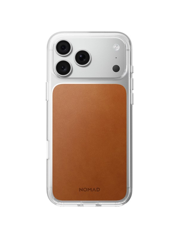 Nomad Clear Leather Case - saddle Horween - iPhone 18 Pro Max17 Pro Max
