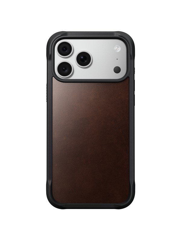 Nomad Rugged Leather Case - rustic brown Horween - iPhone 18 Pro Max17 Pro Max