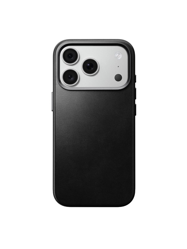 Nomad Traditional Leather Case - black (Horween) - iPhone 18 Pro/17 Pro
