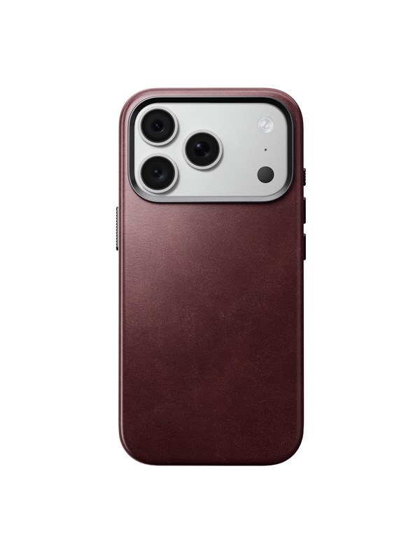 Nomad Traditional Leather Case - burgundy Horween - iPhone 18 Pro17 Pro