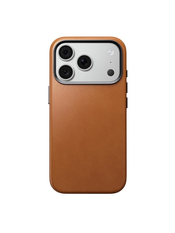 Nomad Traditional Leather Case - saddle (Horween) - iPhone 18 Pro/17 Pro