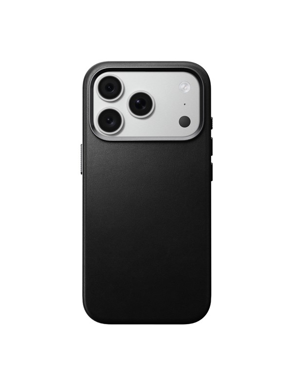 Nomad Traditional Leather Backcover mit MagSafe für das Apple iPhone 18 Pro / 17 Pro - Black