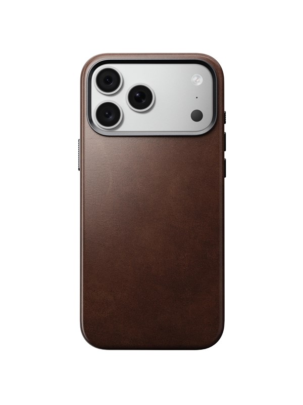 Nomad Traditional Leather Case - rustic brown (Horween) - iPhone 18 Pro Max/17 Pro Max