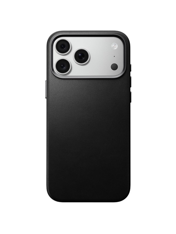 Nomad Traditional Leather Backcover mit MagSafe für das Apple iPhone 18 Pro Max - Black
