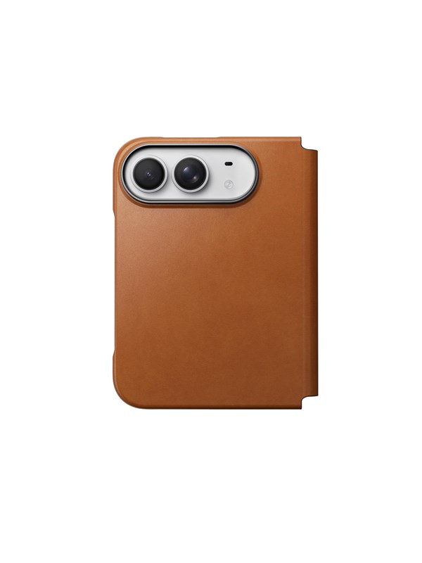 Nomad Traditional Leather Folio - iPhone Duo - Saddle (Horween)