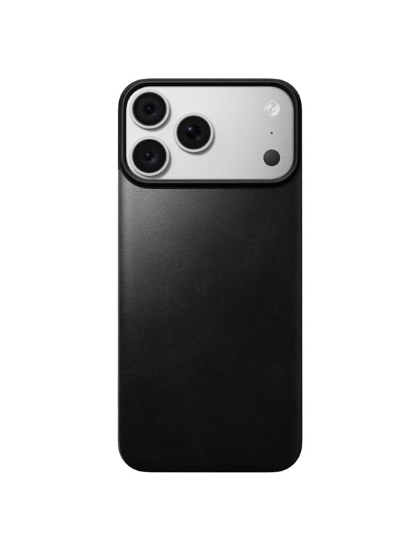 Nomad Magnetic Leather Back - black Horween - Magsafe - iPhone 18 Pro Max17 Pro Max