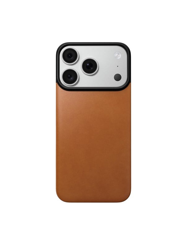 Nomad Magnetic Leather Back - saddle Horween - Magsafe - iPhone 18 Pro17 Pro