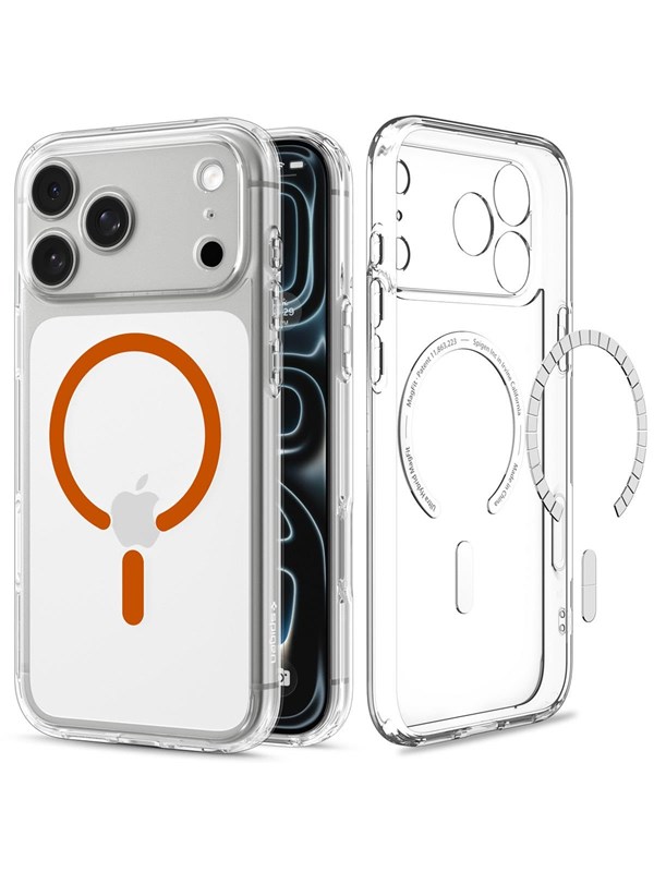 Spigen Ultra Hybrid MagSafe - clear orange - iPhone 18 Pro Max/17 Pro Max