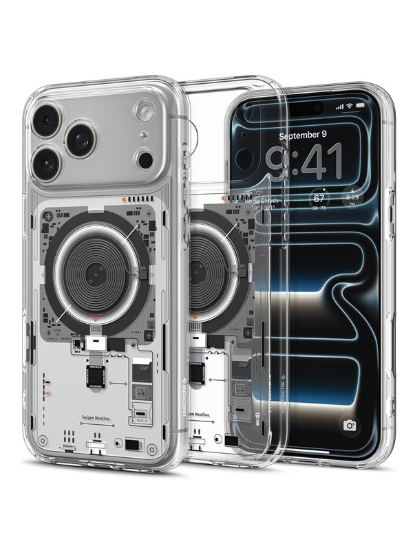 MagSafe-Hülle für Apple iPhone 18 Pro Max / 17 Pro Max, Spigen, Ultra Hybrid Neo One, Transparent ACS12129
