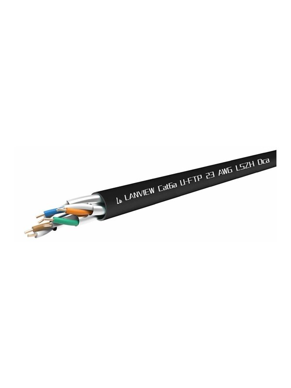 Lanview bulk cable - 305 m - black - Schwarz