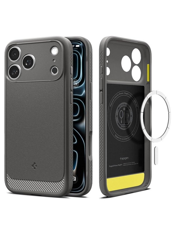 Shumee Grau Spigen Rückseite Für Apple Iphone 18 Pro 1 Stück. - Bild 3