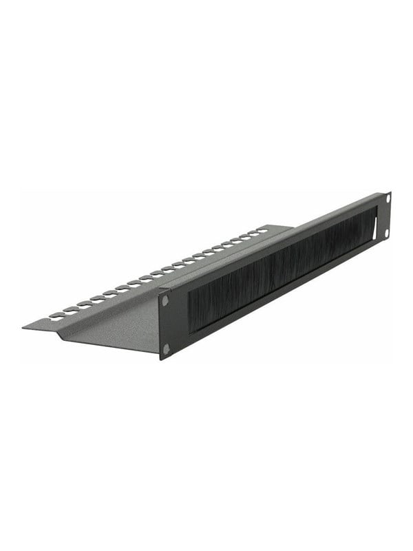 Lanview by Logon - rack cable organiser - L bent brushed - 1U