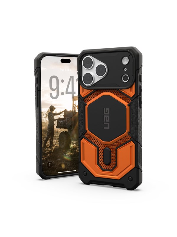 UAG Monarch Pro MagSafe - kevlar burnt orange - iPhone 18 Pro Max/17 Pro Max