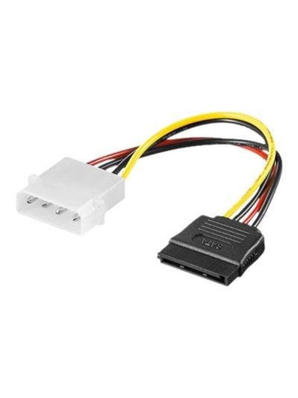 Alcasa electronik Good Connections - power adapter - 4 PIN internal power to SATA power - 15 cm