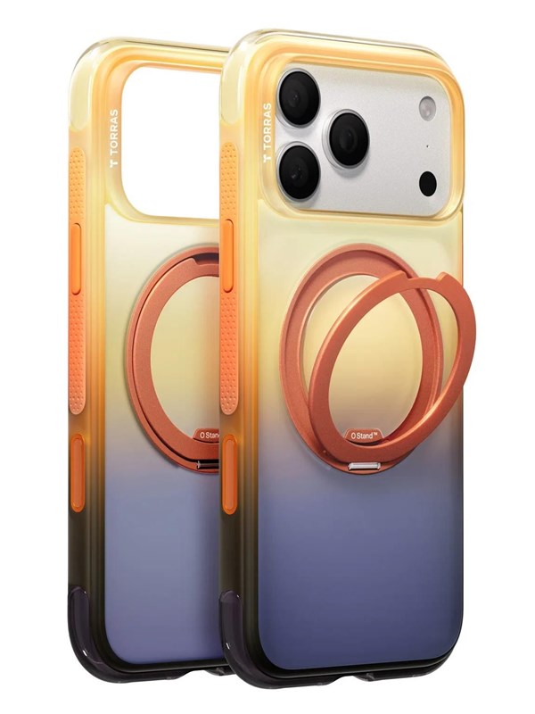 Torras O3 Air Gradient for iPhone 18 Pro Max - OrangePurple