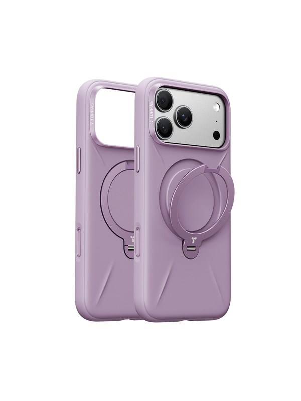 Torras Ostand Q3 Silicone for iPhone 18 Pro - Purple
