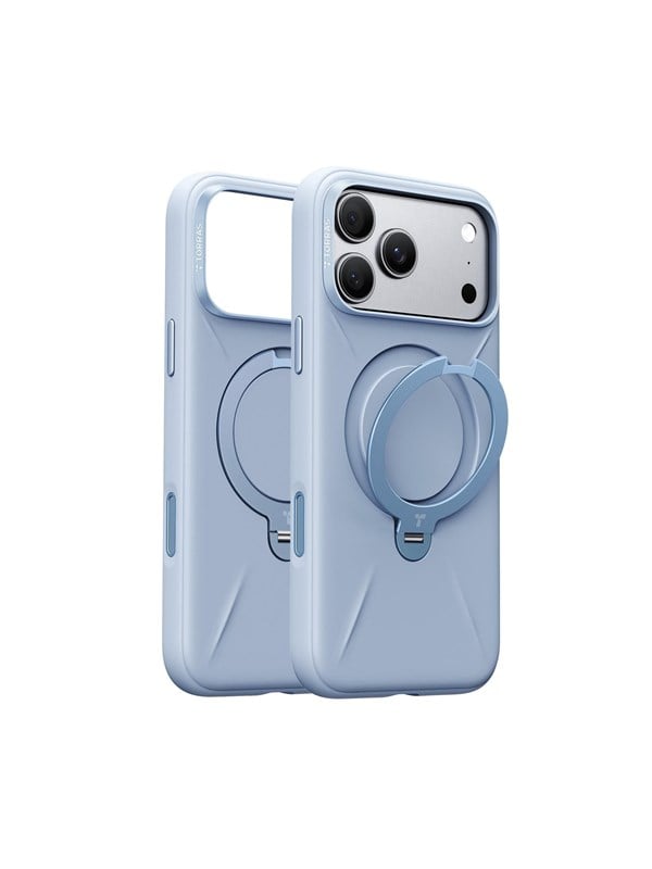 Torras Ostand Q3 Silicone for iPhone 18 Pro - Blue