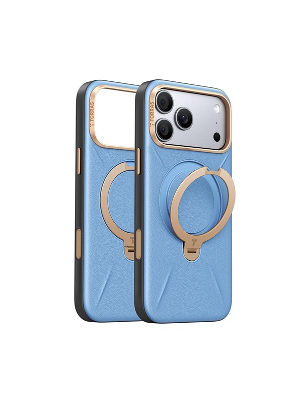 Torras Ostand Q3 VegSkin - blue - iPhone 18 Pro Max