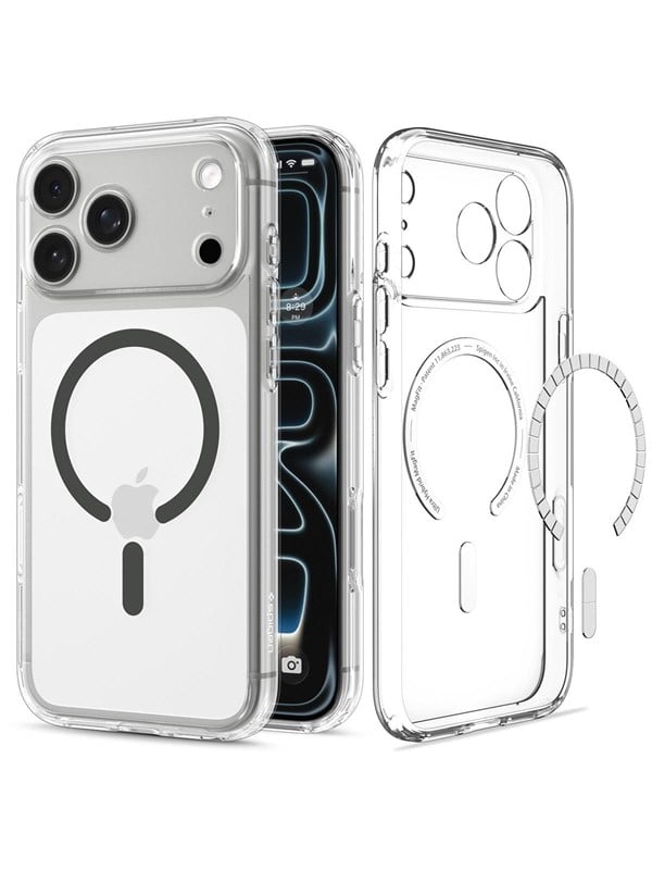 Spigen Ultra Hybrid MagSafe - clear graphite - iPhone 18 Pro Max/17 Pro Max