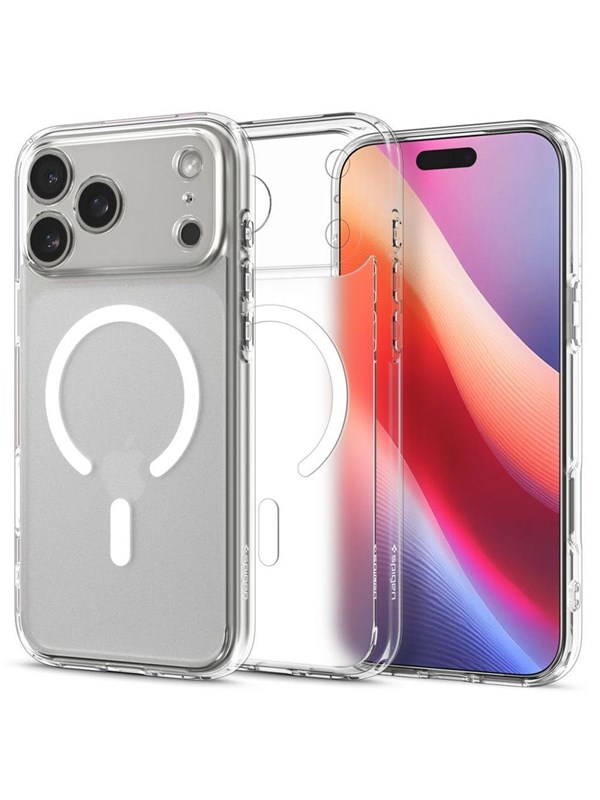 MagSafe-Hülle für Apple iPhone 18 Pro Max / 17 Pro Max, Spigen, Ultra Hybrid, Satinweiß ACS12124