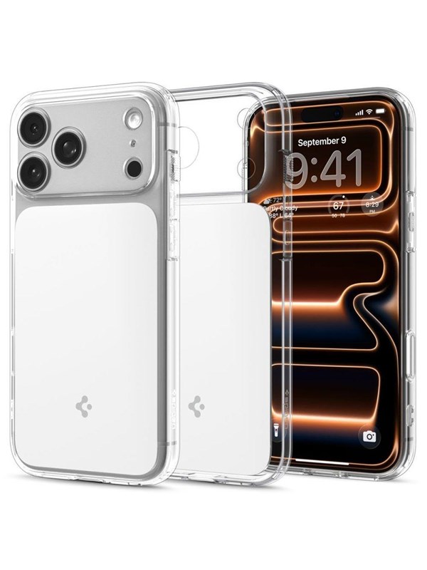 MagSafe-Hülle für Apple iPhone 18 Pro Max / 17 Pro Max, Spigen, Ultra Hybrid T, Weiß ACS12132