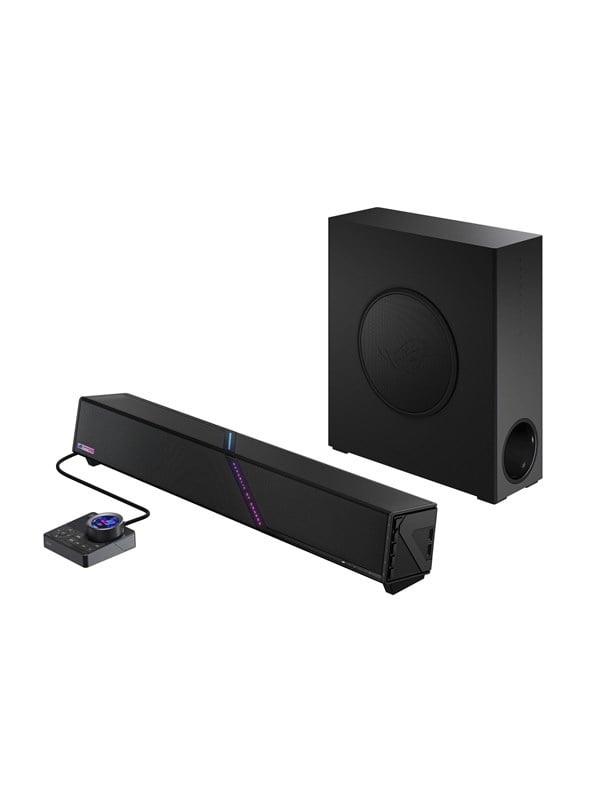 ASUS ROG Gjallar Gaming Soundbar with Wireless Subwoofer - 212-channel - Schwarz