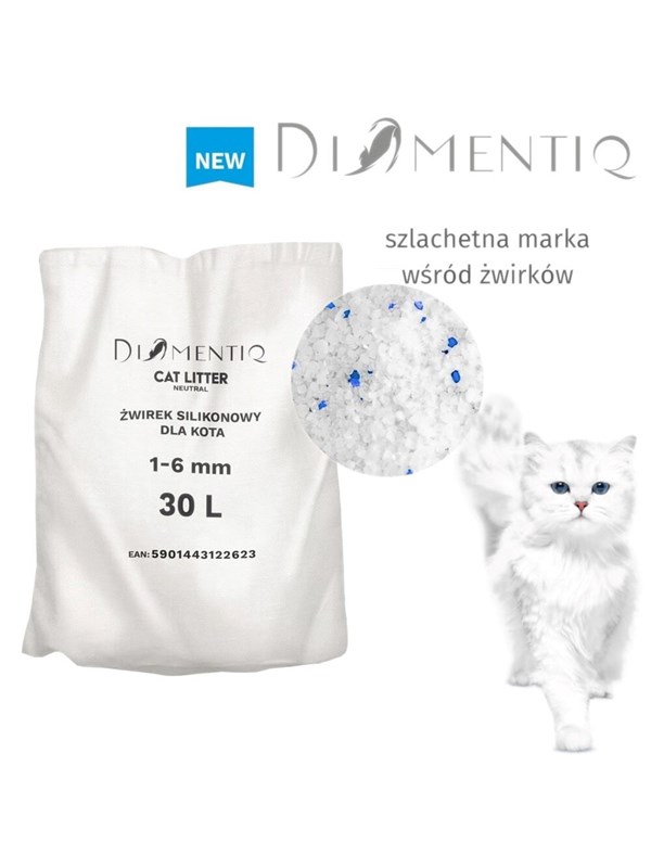 DIAMENTIQ Neutral - Katzenstreu - 30 l