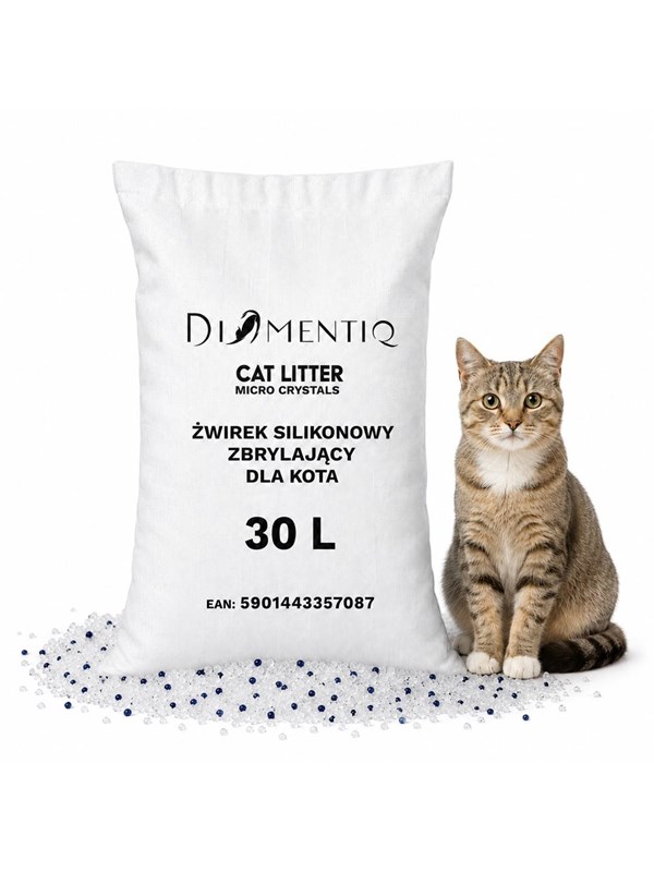 DIAMENTIQ Micro Crystals - Katzenstreu - 30l