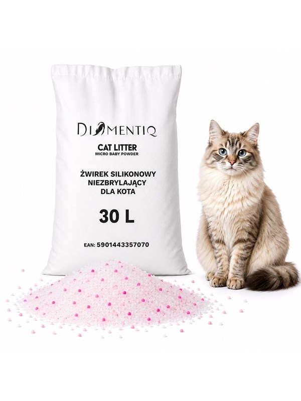 DIAMENTIQ Baby Powder - Katzenstreu - 30 l
